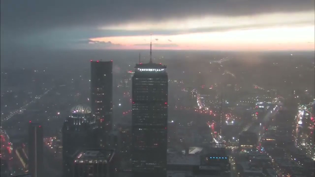 We had a snow squall yesterday.