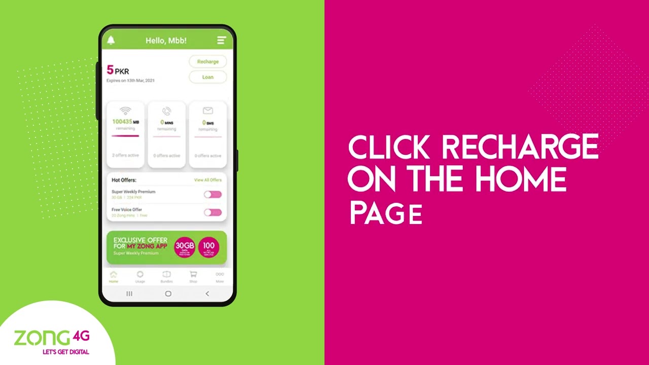 Zong 4G Device Activation