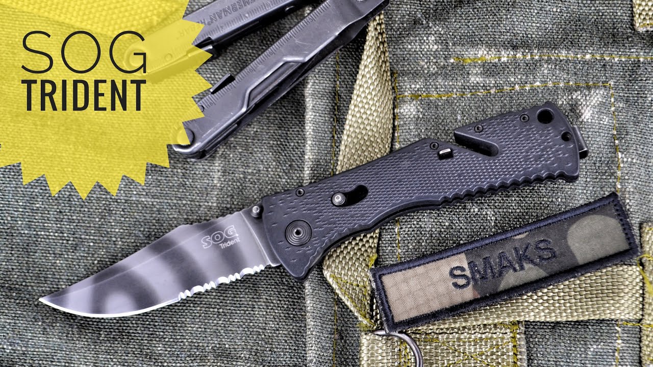 Нож SOG Trident TF3 обзор + разборка