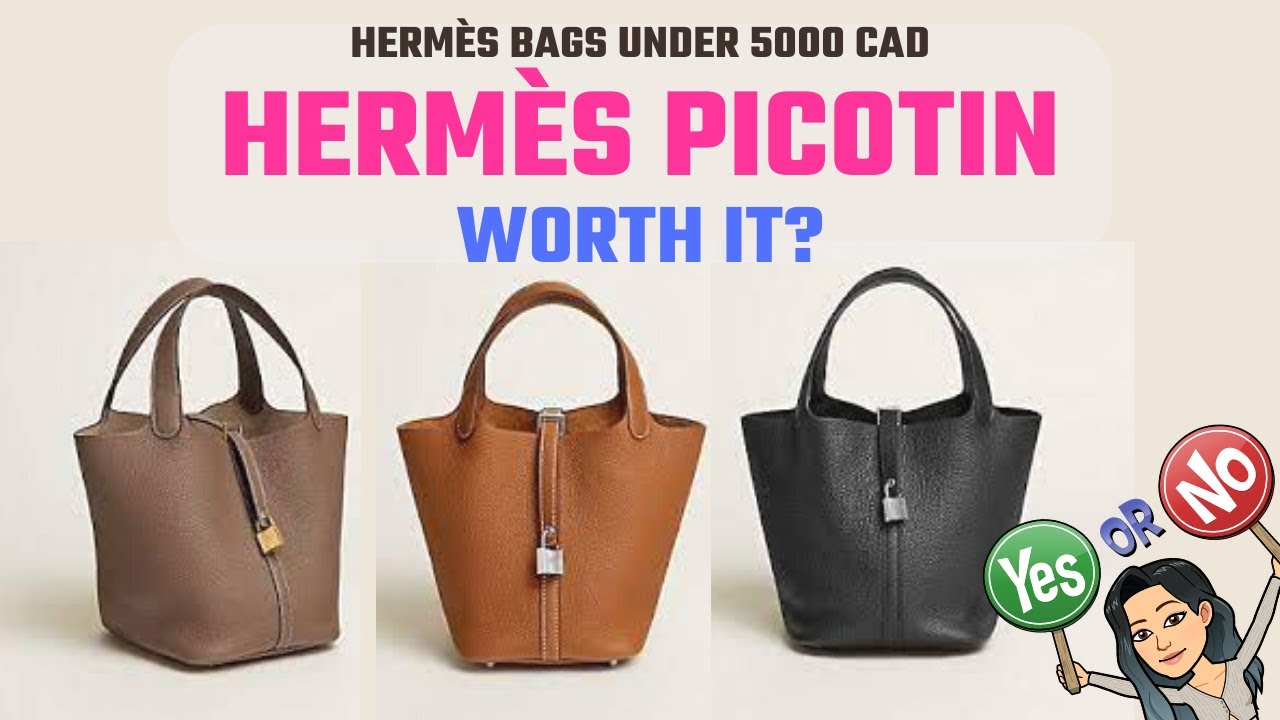 Herm&egrave;s PICOTIN REVIEW - WORTH IT? UNDER $5000❤️❤️  Bag Review Luxury Bag Lover Herm&egrave;s Handbags