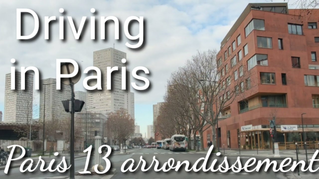# Driving in Paris, avenue de la porte d'Ivry, Paris 13 arrondissement#vlog10