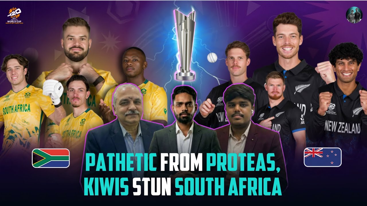 Newzealand thrash South Africa Out of the tournament| Heartbreak for Proteas