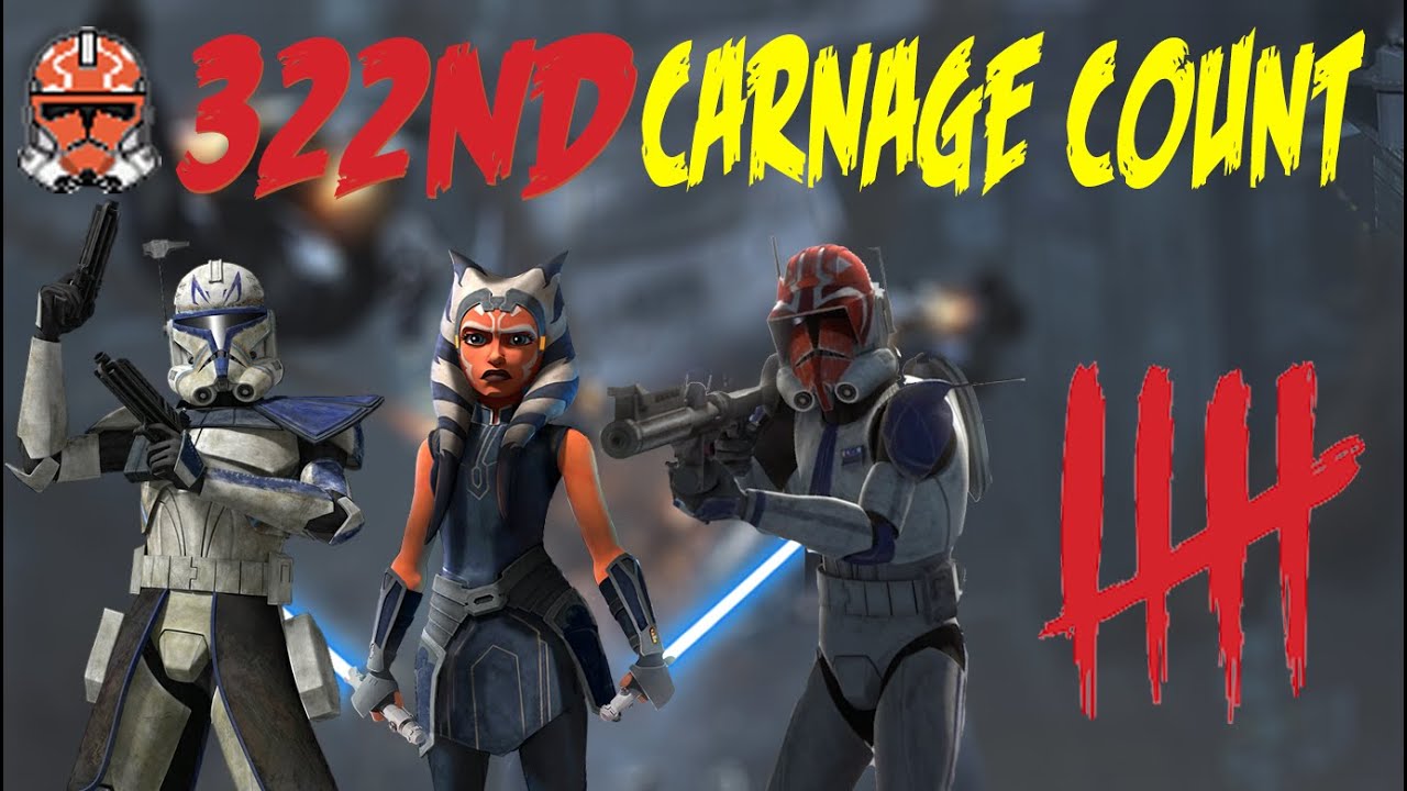 Star Wars 332nd Division Kill and Death Count