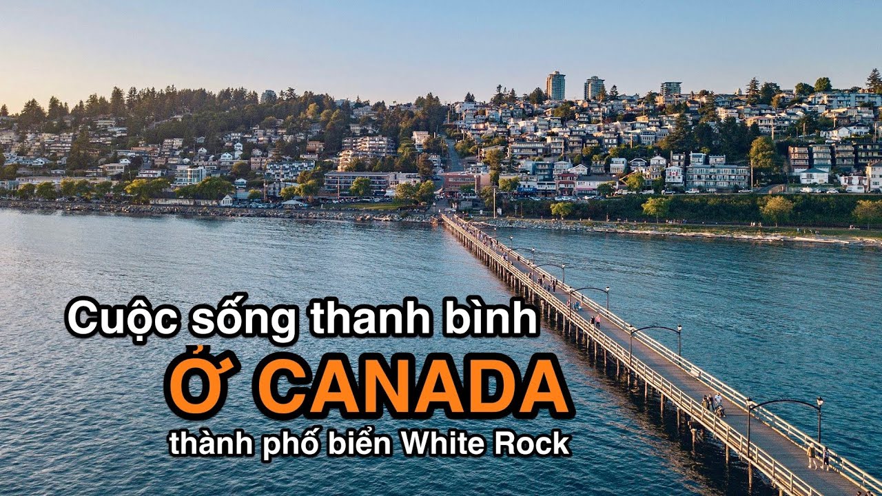 Cuộc sống thanh bình ở Canada, thành phố biển White Rock, BC | Vlog 195 | Cuộc sống Canada