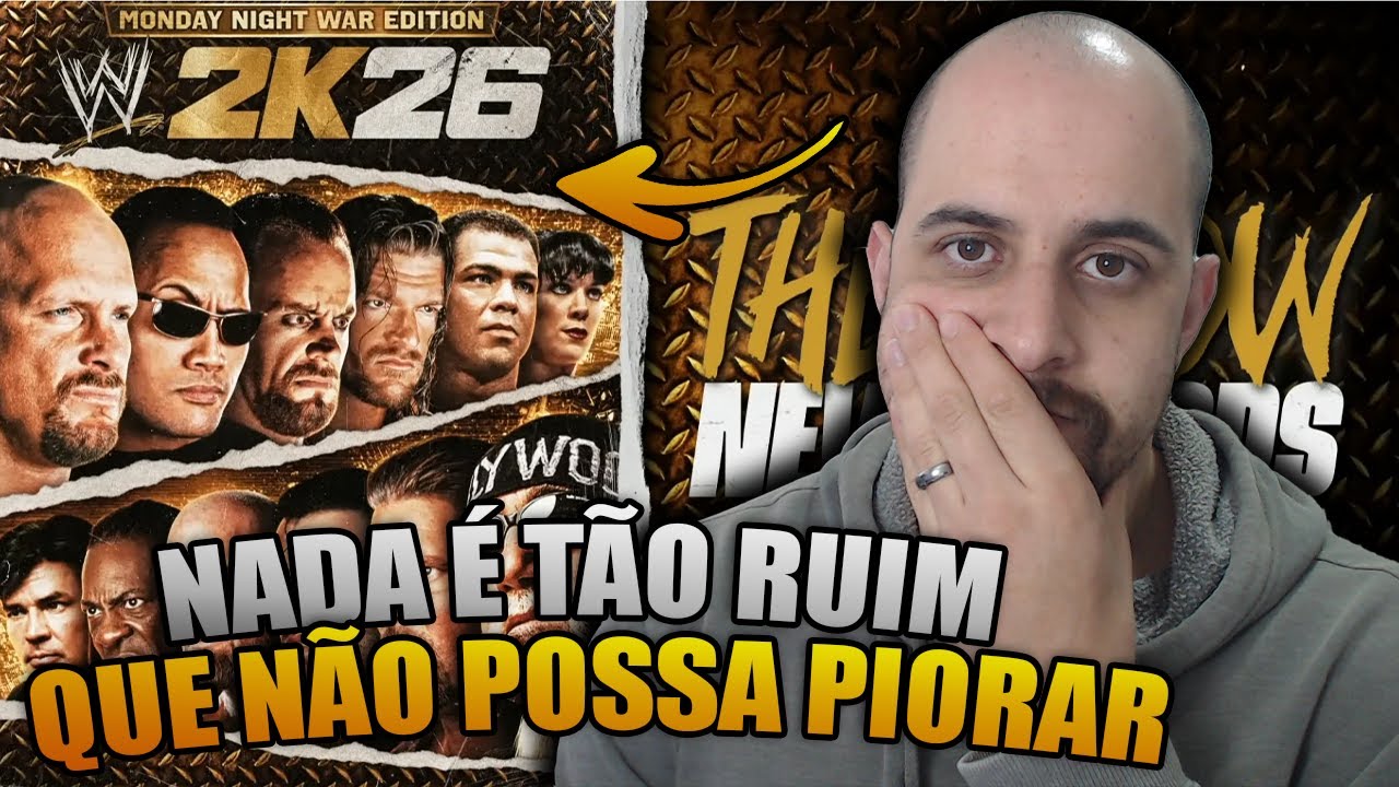 WWE 2K26 - VERSÃO MONDAY NIGHT WARS... Meu Deus