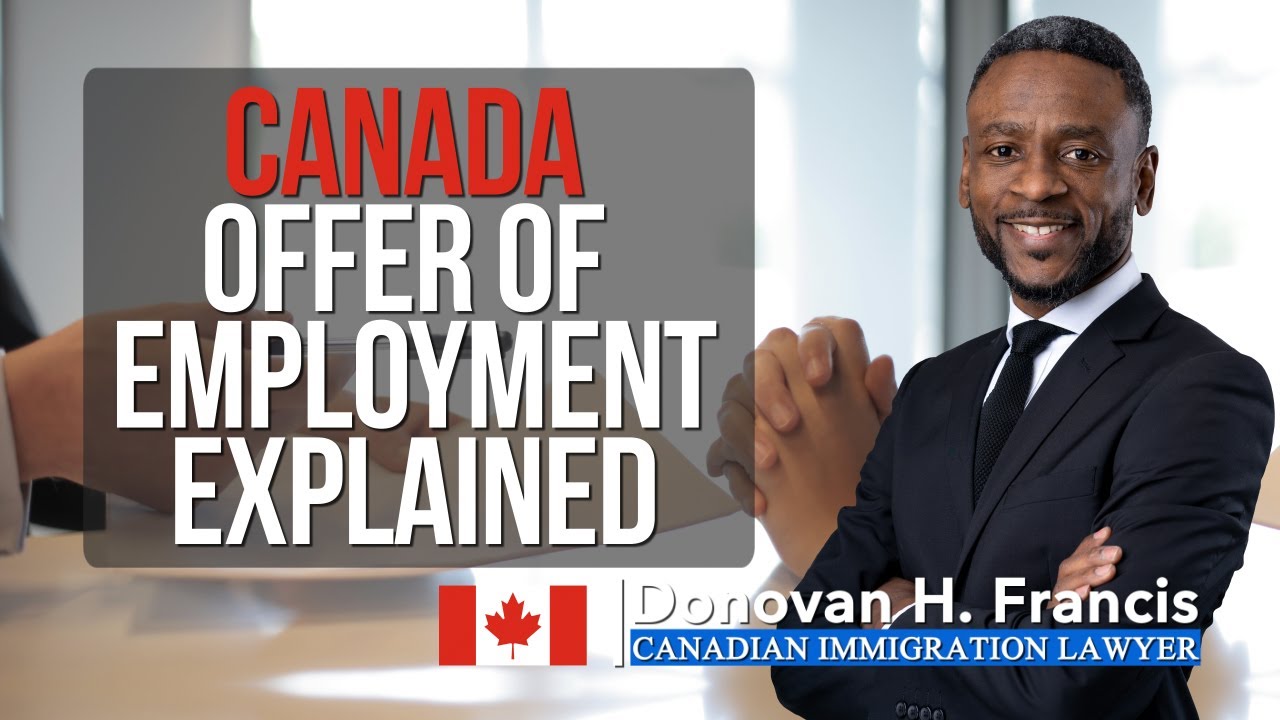 Canada Offer of Employment Explained