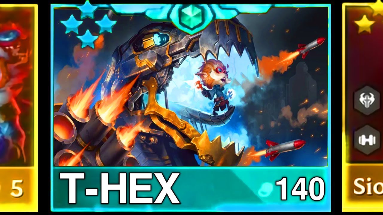T-HEX 4 STAR ⭐⭐⭐⭐ | TFT Set 9