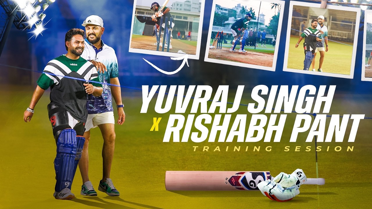 Training session ft. Yuvraj Singh 🏏