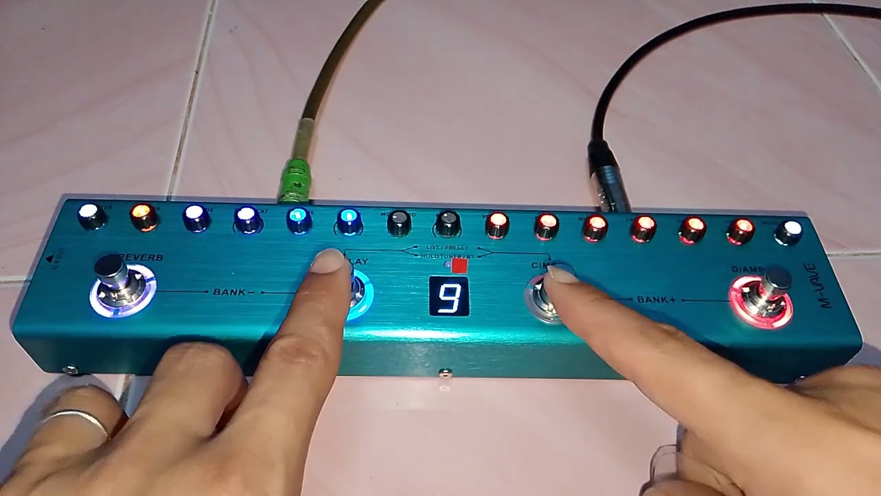 รีวิว วิธีปรับแต่งเสียง เอฟเฟคกีต้าร์ M-vave Tank g