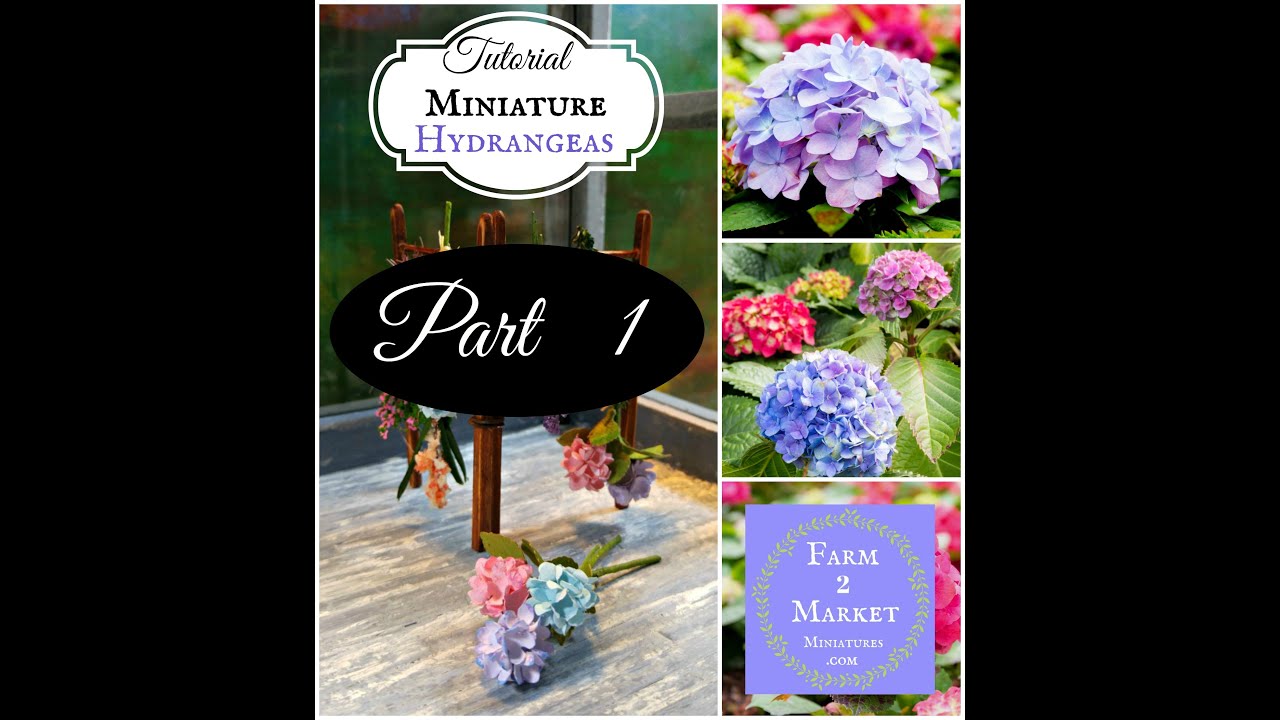 F2M Miniature Hydrangea Tutorial Part 1