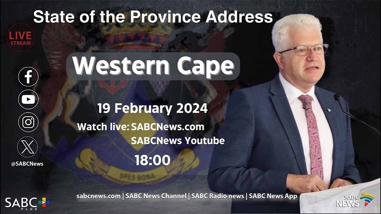 State of the Province Address - Western Cape