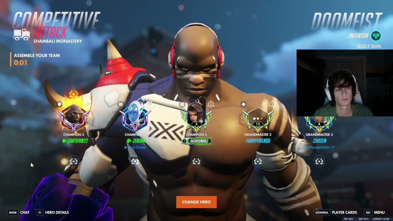 Overwatch Rank 1 Doomfist Cartifan Tough Times For Doomfist Mains Vol. 36