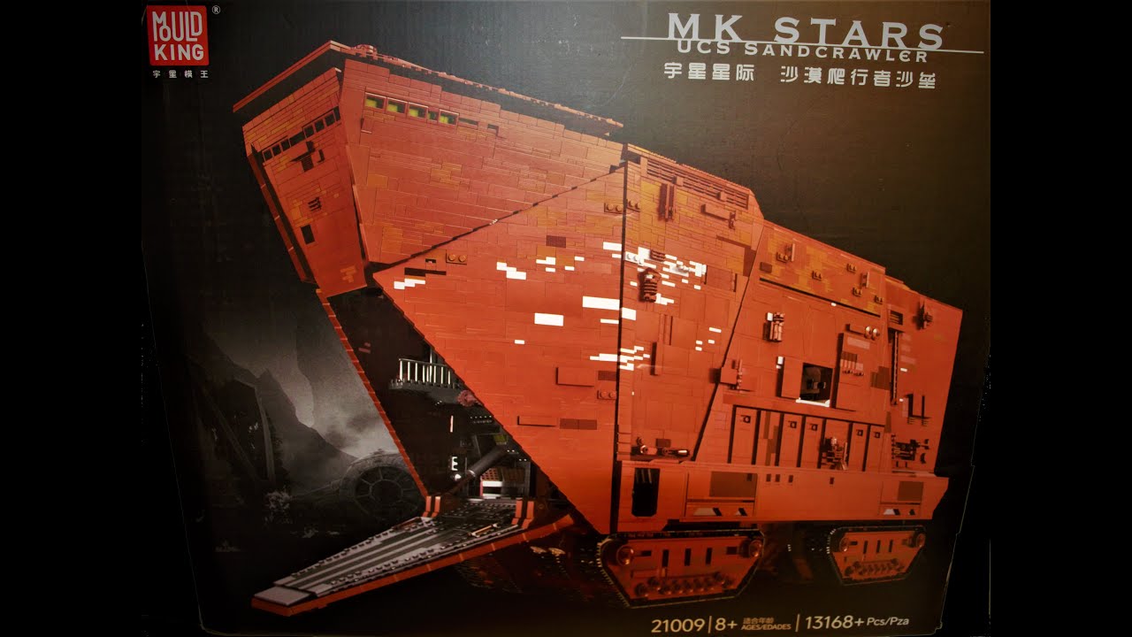 Mould King 21009 - UCS Sandcrawler - Unboxing der Orginalverpackung - 13168 Teile/Klemmbausteine