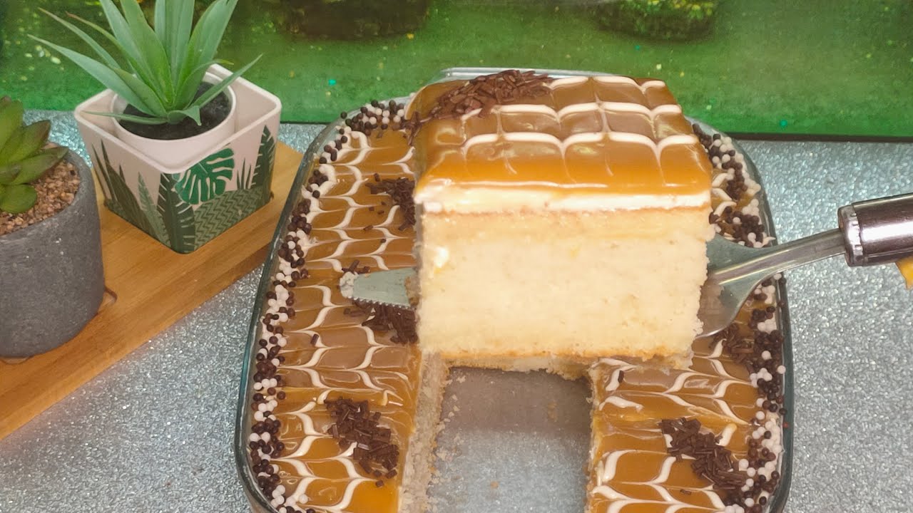 💯💯كيكة الكراميل والحليب التركية بطريقة سهلة وناجحة Gateau au caramel facile, rapide e délicieux 😋😋