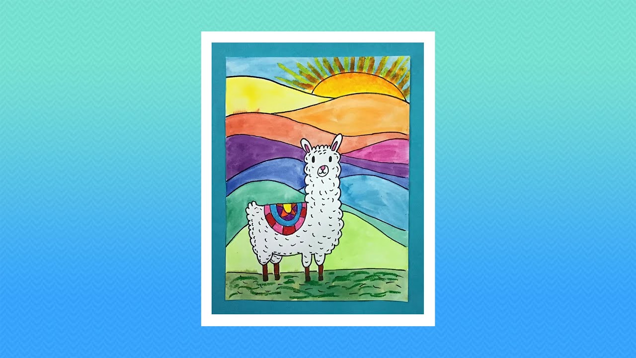Rainbow Llama   Grades K 2