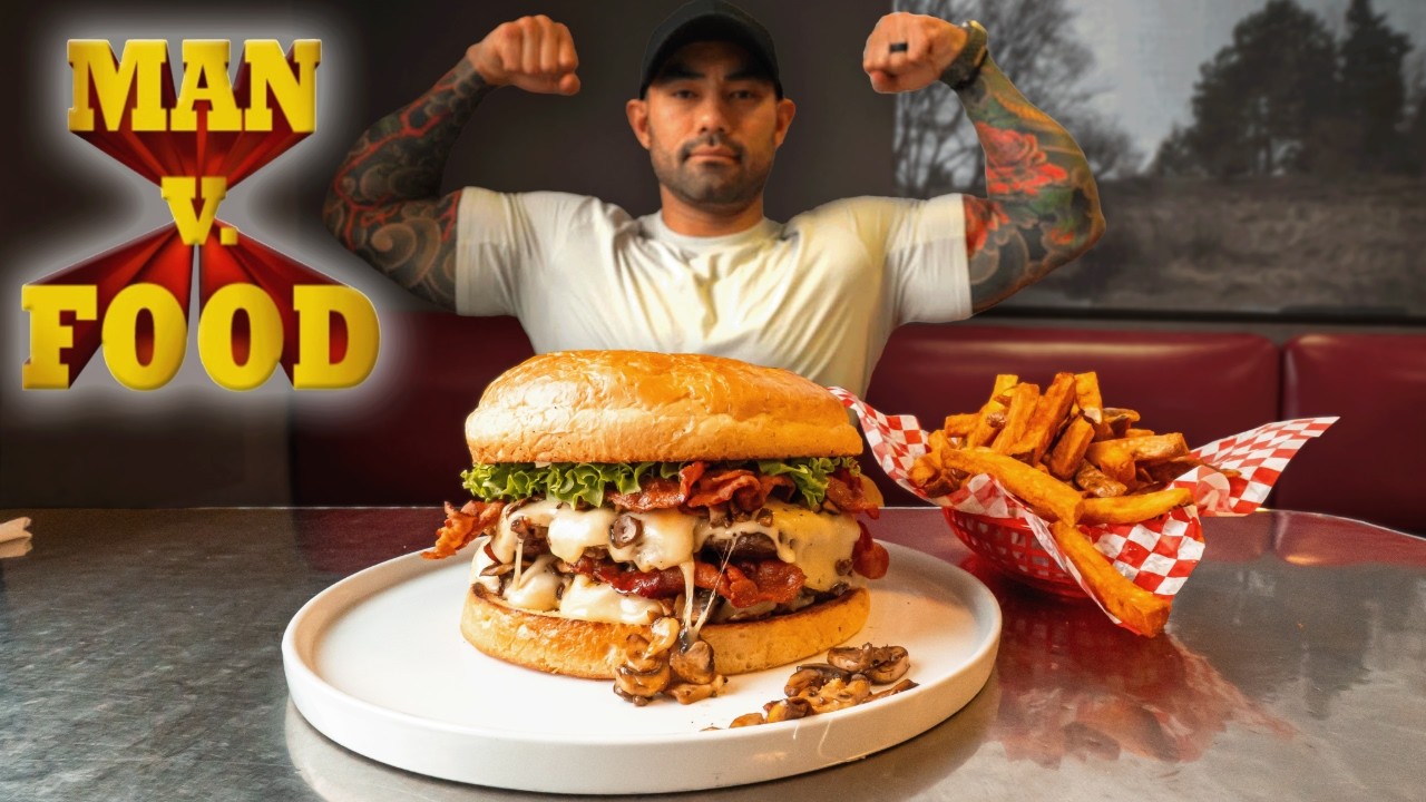 THE BIGGEST BURGER ON THEIR MENU! | BIG JUD'S 