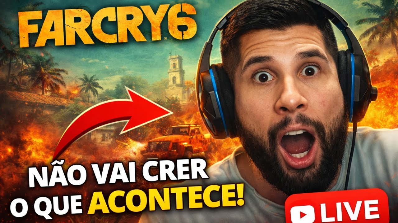 Farcry 6 / Testei tudo em farcry / Ao Vivo