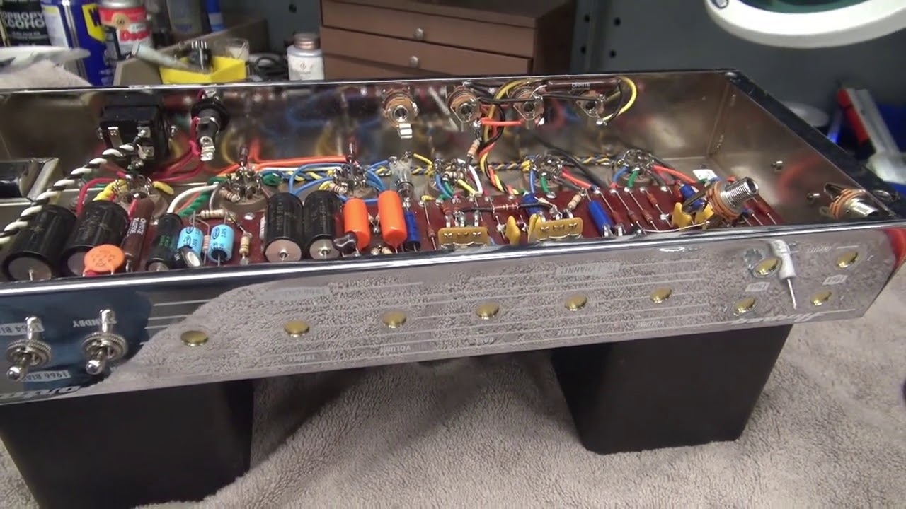 Как устранить шум и жужжание на бас-гитарном усилителе Ampeg Heritage B-15 6L6