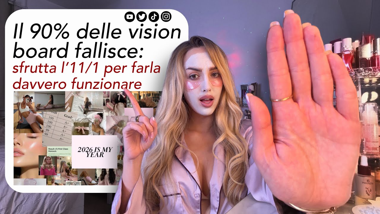 BASTA ASPETTARE! Come fare la Vision Board 2026 che ti porterà risultati sicuri. 