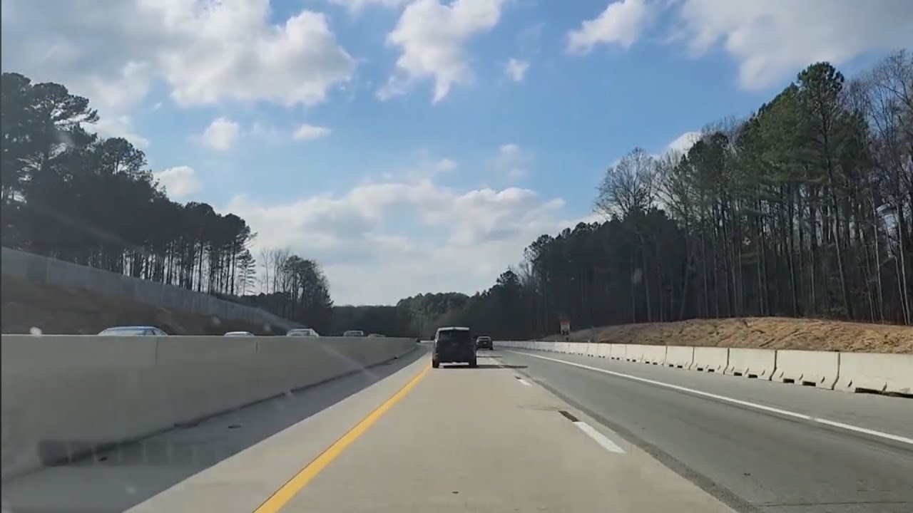 TXDOT PORTIONS IN NC?? Brand New Concrete Section ASMR - I-40 - Chapel Hill, NC