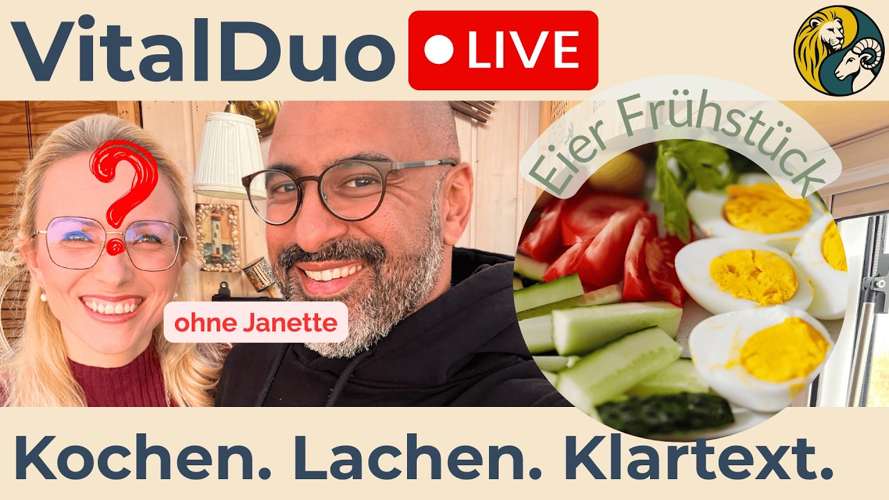 Frühstück mit Eiern - LIVE – Kochen, Lachen & Klartext | VitalDuo