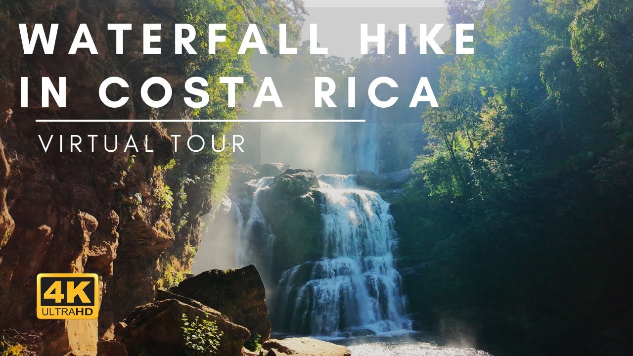 4k Virtual Waterfall & Jungle hike (Nauyaca, Costa Rica). Walk along and enjoy!  ASMR/ Relax/ Chill