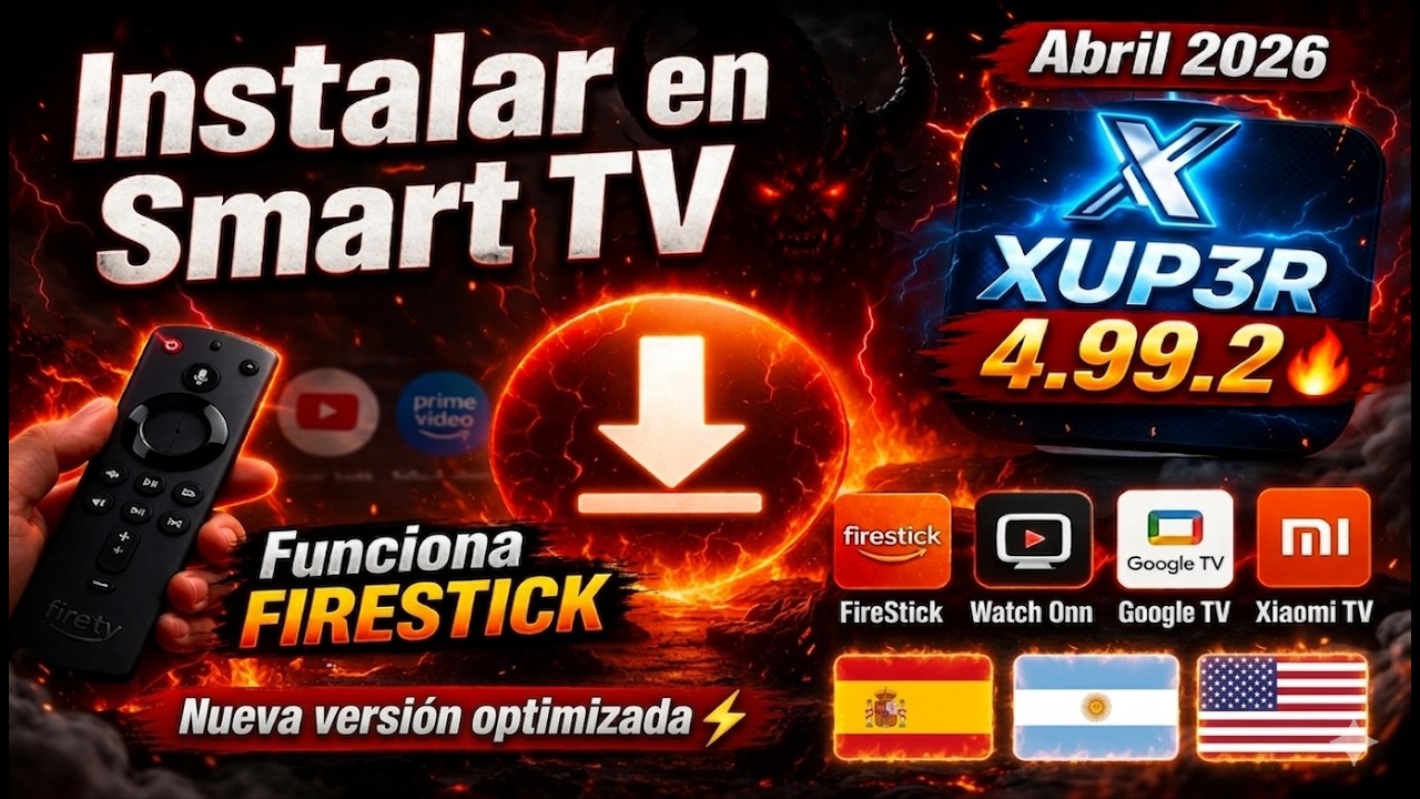 Como instalar Xup3r TV el mejor 4.99.2 mas fluida y Liviana con o sin VPN!