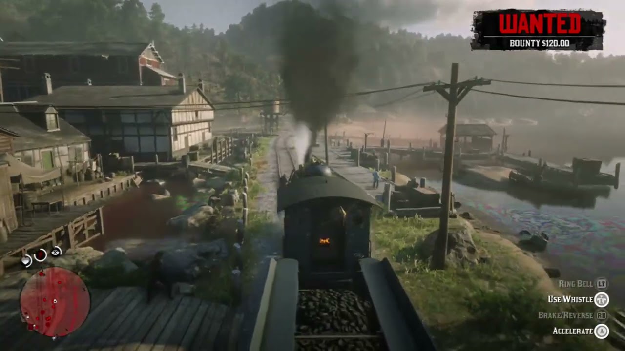 Red Dead Redemption 2 - Stealing Train and Surrounded by Bounty Hunters #rdr2 #reddeadredemption