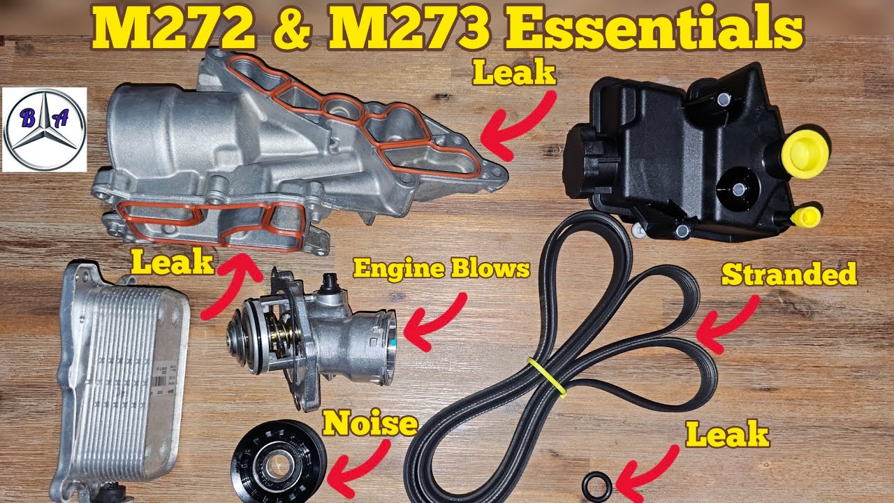 Секрет чистого двигателя M272 и M273 Mercedes.