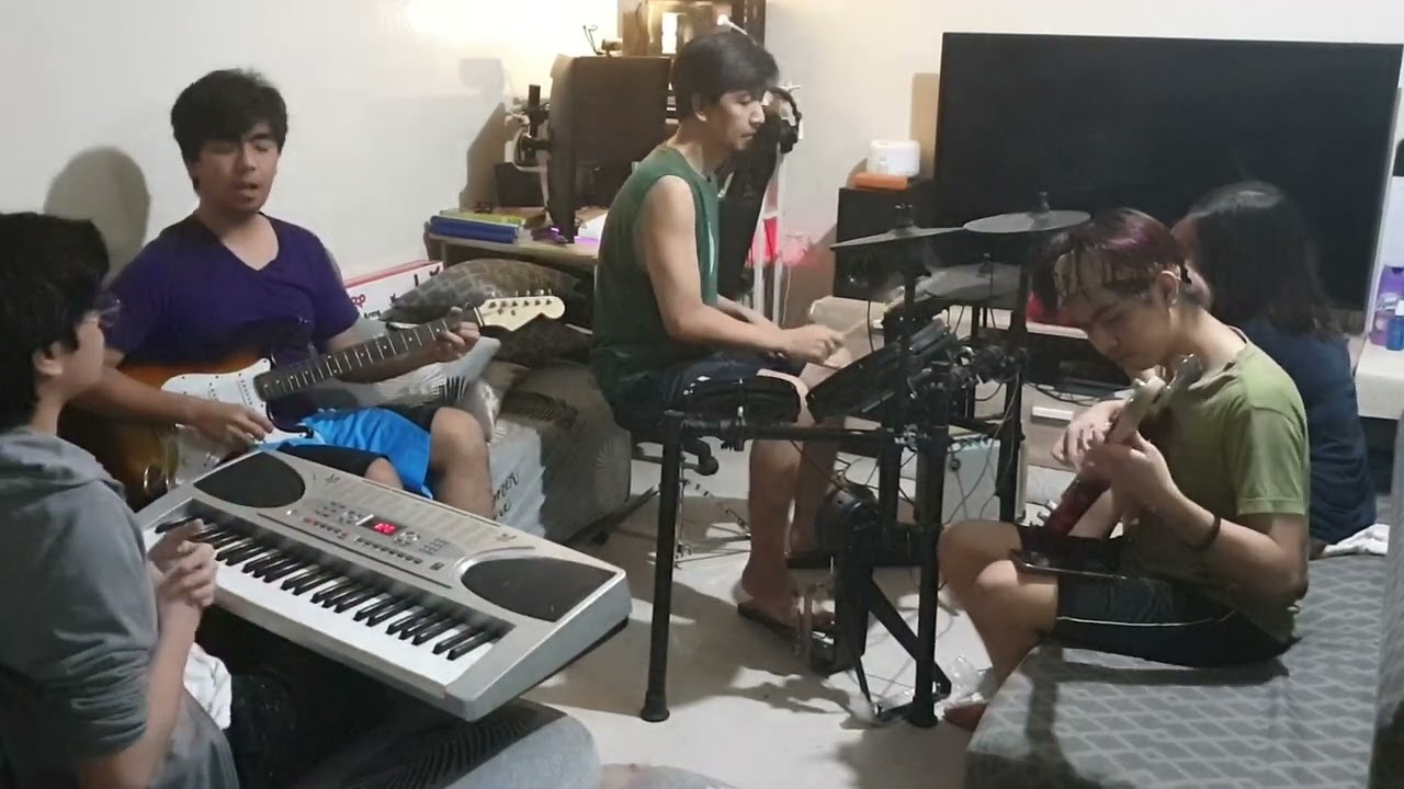 Family jam time - Head Over Heels cover