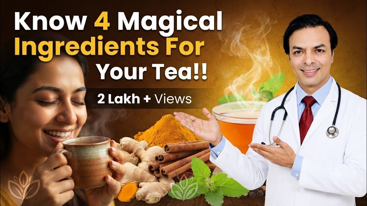 ये चार चीजें चाय में डाल देंगे तो आपकी चाय अमृत बन जाएगी | Milk Tea For Diabetes | DIAAFIT