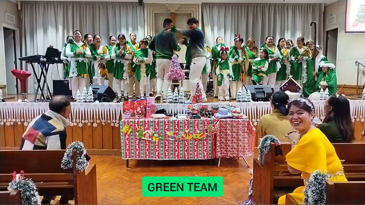 CHRISTMAS CAROLING| GREEN TEAM 2ND PLACE| DECEMBER 14,2025
