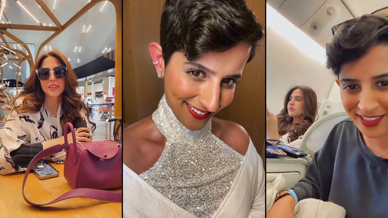نوره العميري تسافر لدبي لحضور غبقة ليفل شوز رمضان مع فوز الفهد وبنت خالتها شهد ❤️