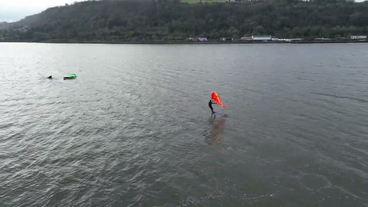 Light Wind Wingfoiling Highlights | Larne Lough Crew Session (Jan 18th)