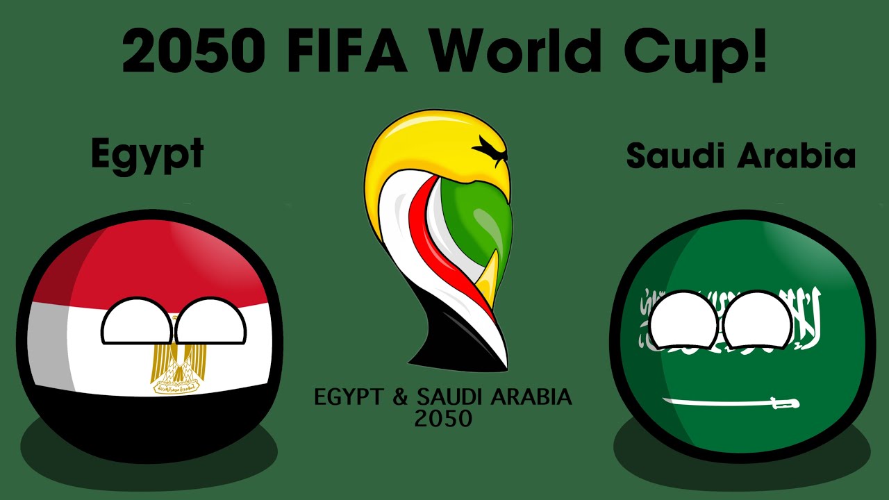 2050 FIFA Egypt & Saudi Arabia World Cup in Countryballs - Simulation!