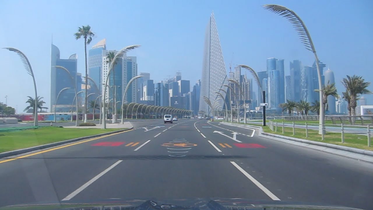 QATAR Barwa City to Corniche timelapse
