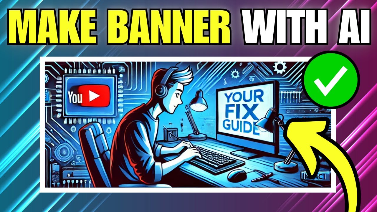Как создать баннер YouTube с помощью ИИ (БЕСПЛАТНО)