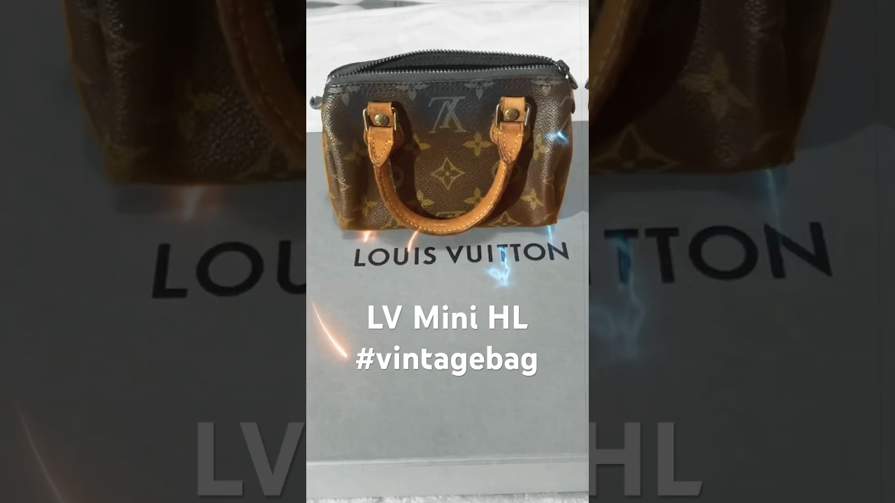 Speedy mini hl vintage bag.                            #lvlover #minibag #speeds #vintagebag