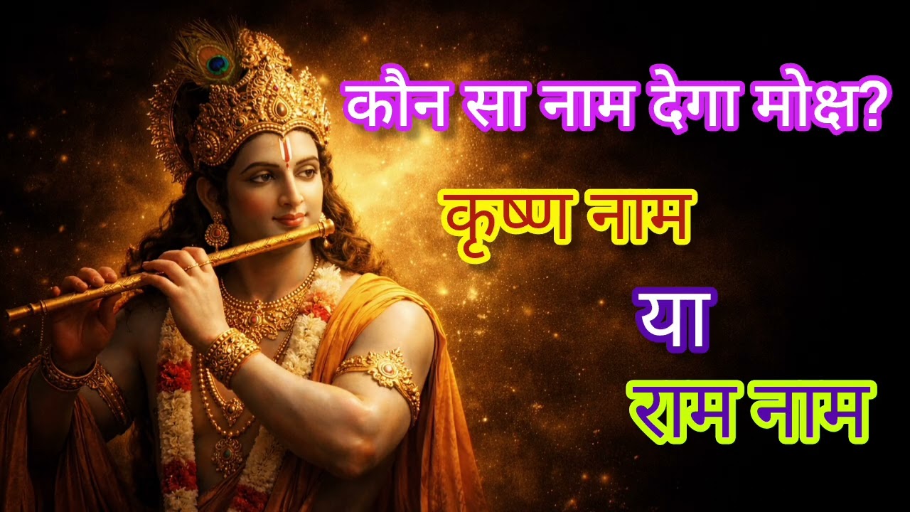 राम नाम या कृष्ण नाम — साधक के लिए कौन सा है सही मार्ग?Ram Naam vs Krishna Naam 