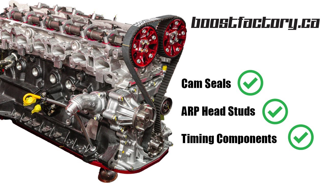RB26 FULL ENGINE BUILD: Episode 15: ARP Head Studs, Cam Seals, Tomei Cam Gears & Timing Belt