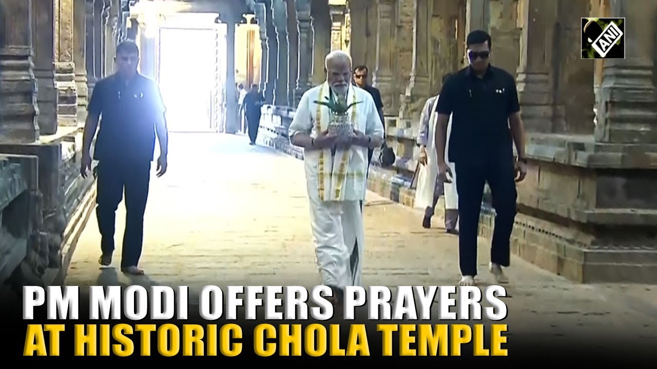 PM Modi celebrates Chola legacy with prayers at Gangaikonda Cholapuram Temple in Tamil Nadu