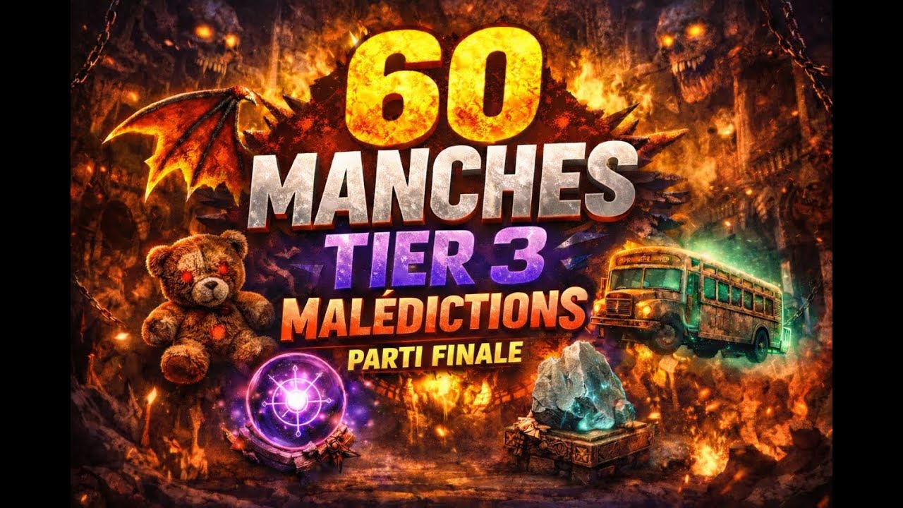 🔥 60 manches – Tier 3 Malédictions Partie finale