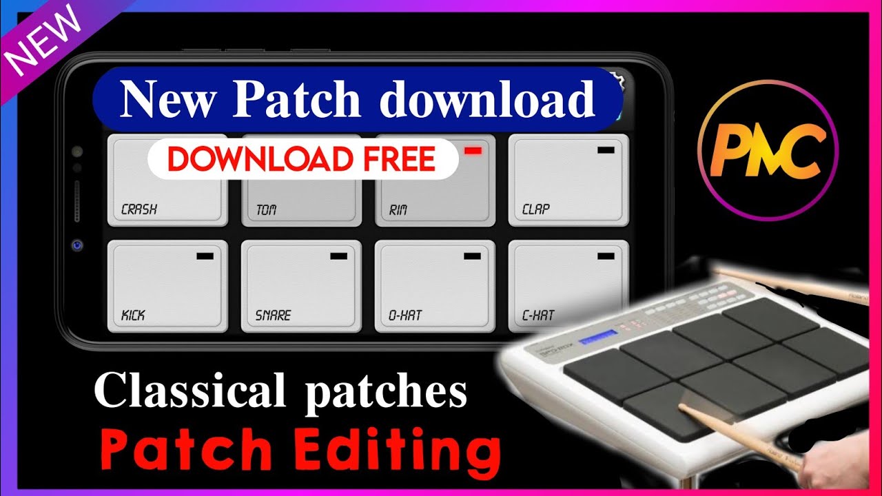 Classical Song Mobile Octapad Patch editing | drum machine setting | Mobile octapad Patch editing