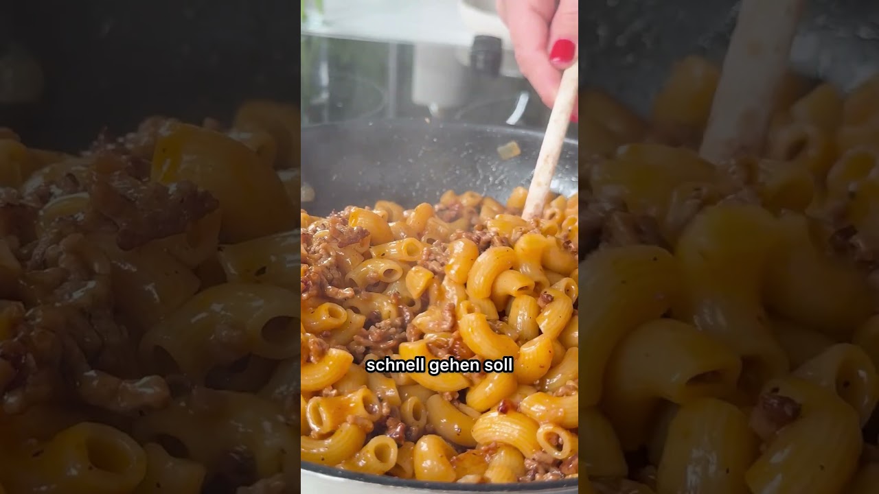 Cheeseburger trifft Pasta &ndash; Comfortfood in unter 30 Minuten! 🍝 #onepotpasta #cheeseburger | Chefkoch