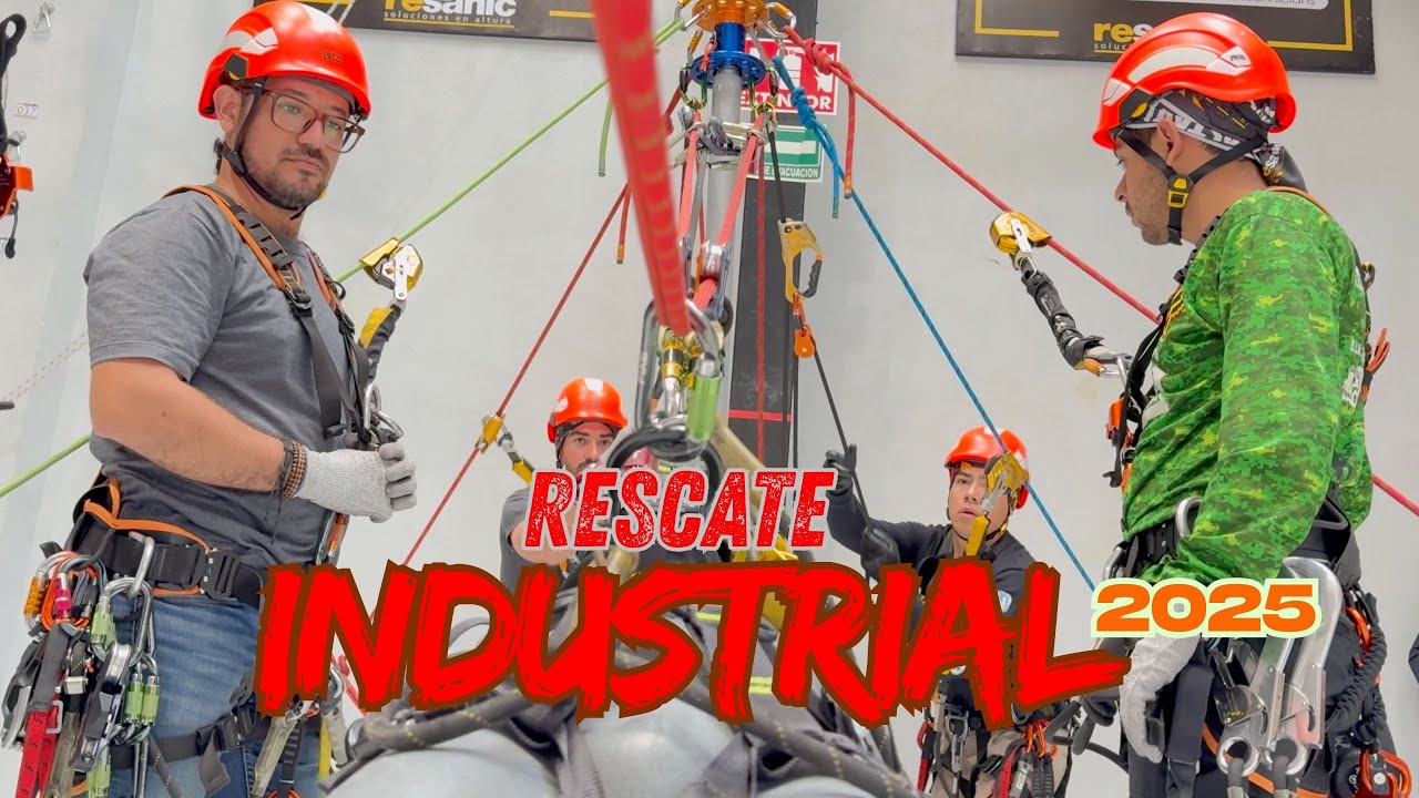 ✅ Formación en Rescate Industrial | Entrenamiento Internacional México - España 2025