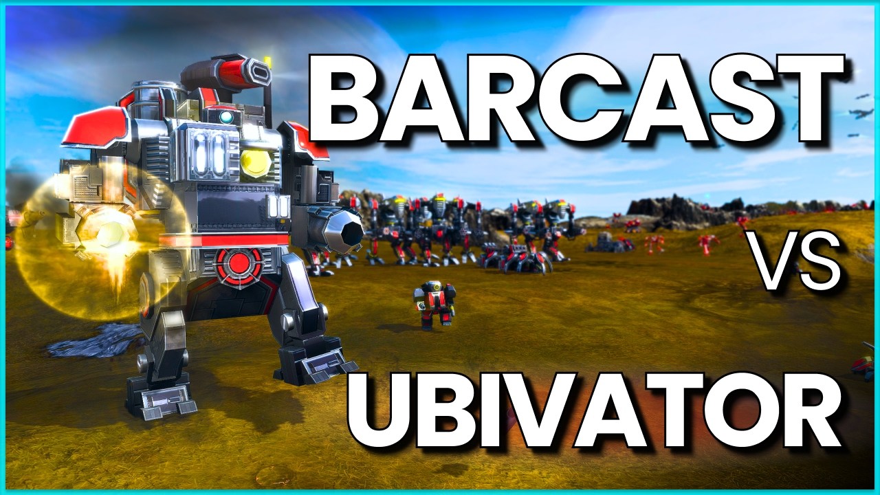 Bringing out the big guns - Barcast Vs Ubivator - 1v1 Beyond All Reason