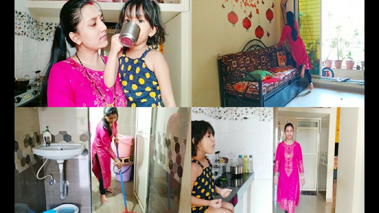 Indian Mom Daily Busy Routine ||everyday cleaning routine || Indian vlogger drishani