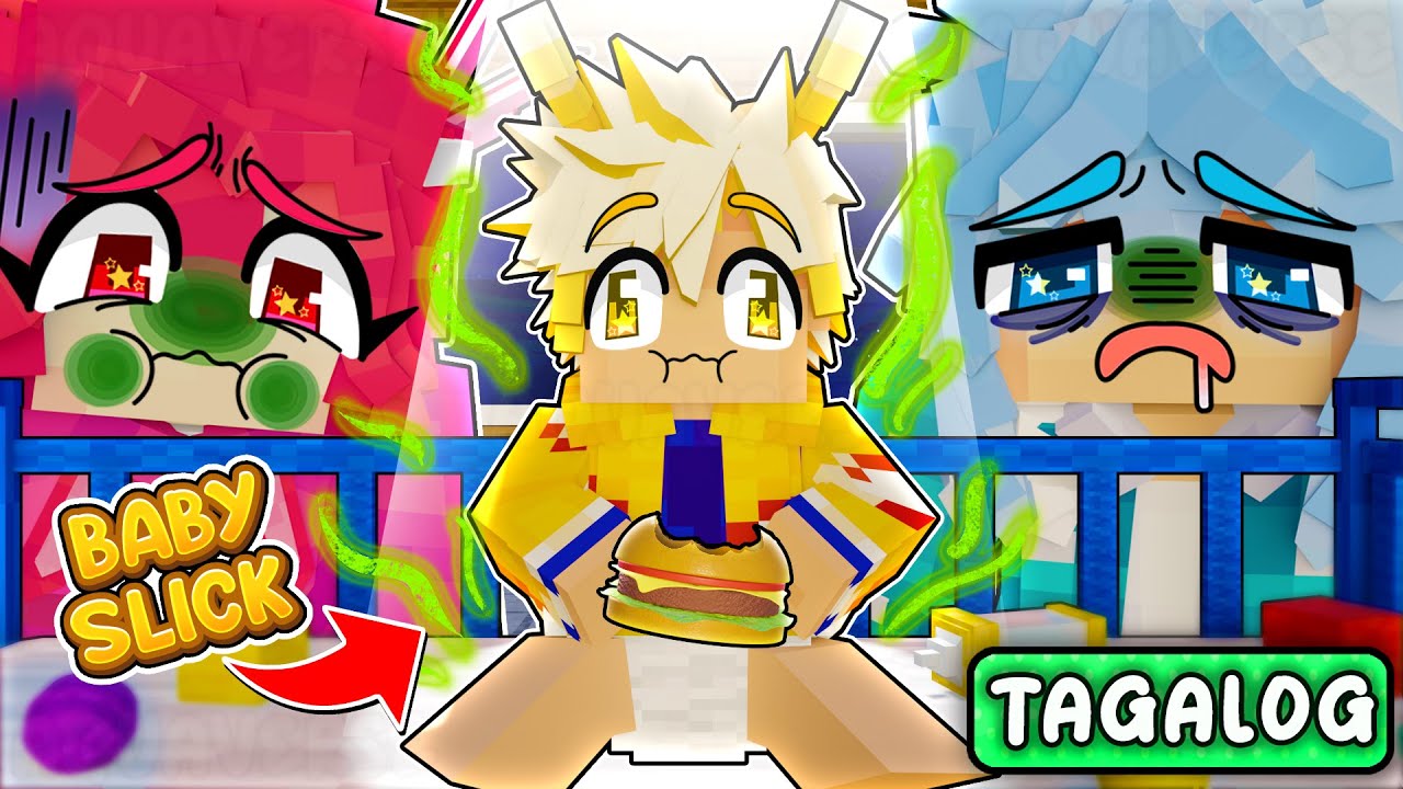 🇵🇭 Naging BABY SI SLICK Sa Minecraft? (TAGALOG)