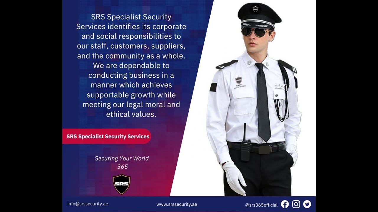 🇦🇪 S R S Specialist Security and cleaning services | Top 5 Security Company in Dubai 🇦🇪