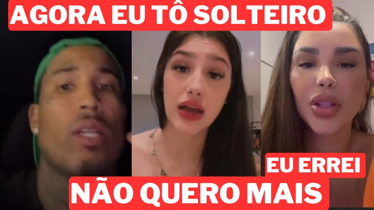 GATO PRETO SE PRONUNCIA PELA PRIMEIRA VEZ APÓS O FIM DO SEU NAMORO COM A BIA MIRANDA
